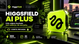 Higgsfield 200 Créditos 30 dias - Inteligência Artificial