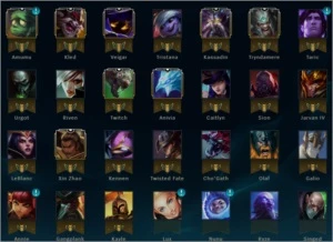 Vendo ou Troco conta prata 1 com 52 campeões é 34 skins - League of Legends LOL