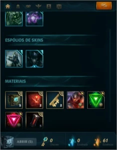 Conta League of Legends LOL