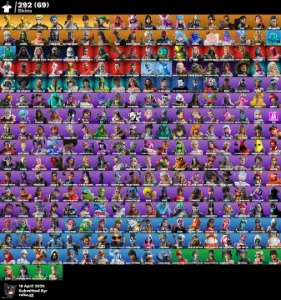 292 skins | Renegade Raider | Arcane Jinx | 200 VB - Fortnite