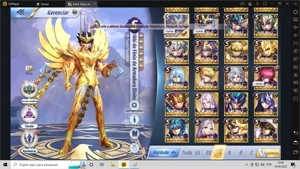 Saint Seita conta top.  242k gemas e subindo, - Saint Seiya Awakening SSA