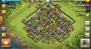 clash of clans cv10 barato