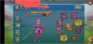 Conta com 13M de poder e em evolução constante - Lords Mobile