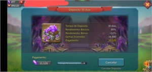 Conta com 13M de poder e em evolução constante - Lords Mobile
