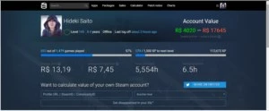 CONTA STEAM 8 ANOS