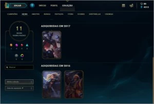 Conta League Of Legends Platina 4 LOL