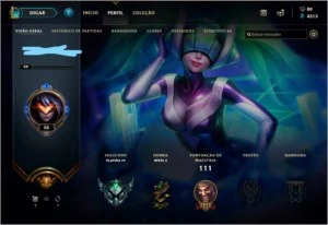 Conta League Of Legends Platina 4 LOL
