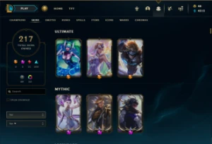 FULLACESSO - 220 SKINS - LEVEL 260 - 153 CHAMPS - League of Legends LOL