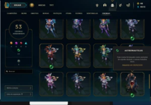 FULLACESSO - 220 SKINS - LEVEL 260 - 153 CHAMPS - League of Legends LOL