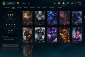 FULLACESSO - 220 SKINS - LEVEL 260 - 153 CHAMPS - League of Legends LOL