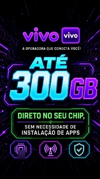 Até 300GB de Internet Vivo Direto no Seu Chip - Números, Proxy e VPN Números Virtuais