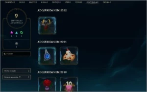 CONTA LOL DIAMANTE 4 - League of Legends