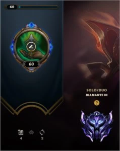 Conta lol D4 barata - League of Legends