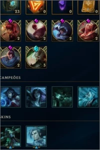 Conta League of legends platina 4 LOL