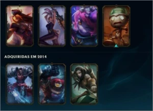 Conta League of legends platina 4 LOL