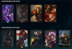 Conta lol com skins - League of Legends