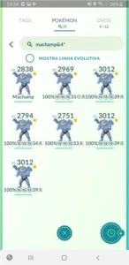 Conta de Pokémon GO.