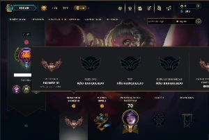 Bronze 3 com 50 Champs e 22 Skins - League of Legends LOL