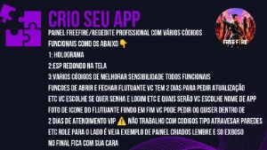 Painel Ffh4x Regedit Vip crio seu painel ff profissional