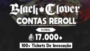 ☘Contas Reroll Black Clover M☘ Mais De 17.000 Black Crystals - Outros