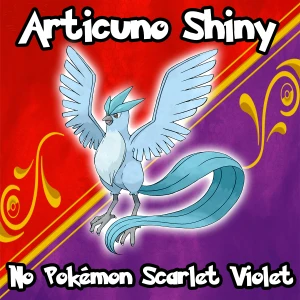 Articuno Shiny para Pokémon Scarlet Violet - Outros