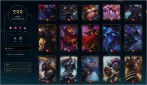 Conta Gold 299 Skins Main adc - League of Legends LOL