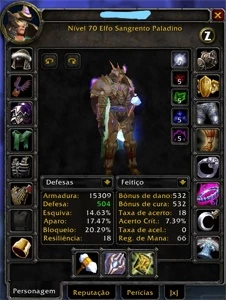 Conta WoW TBC paladino full tier 4 - Outros