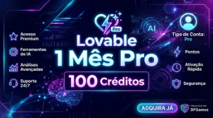 Conta lovable 1 mês pro - Inteligência Artificial