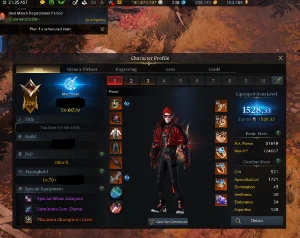 Vendo conta Kazero - Scouter 1528 / Zerk 1525 + 8 alts - Lost Ark