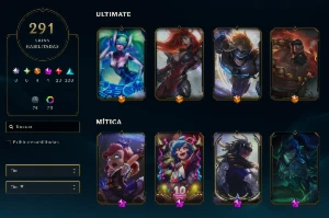 CONTA LOL: Level 236 | 291 SKINS | 170 campeões - League of Legends