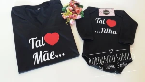 Conjunto Tal Mãe Tal Filha Personalizado