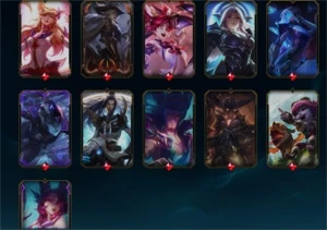 Conta lol com várias skins - League of Legends