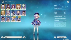 Conta Genshin impact Klee + Qiqi AR 23 - Grand Fantasia GF