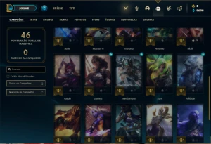 Conta prata 2 com 30 Champs e 9 Skins + 1 Fragmento - League of Legends LOL