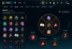 Conta prata 2 com 30 Champs e 9 Skins + 1 Fragmento - League of Legends LOL