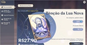 AR28 Baal + Venti + Mona + Benção - Genshin Impact