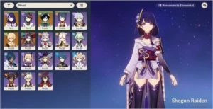 AR28 Baal + Venti + Mona + Benção - Genshin Impact