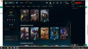 CONTA LEAGUE OF LEGENDS COM 3 VITORIOSAS E CROMA DE DIAMOND LOL