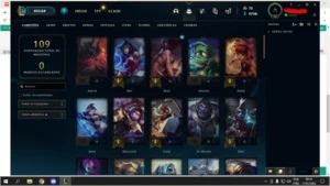CONTA LEAGUE OF LEGENDS COM 3 VITORIOSAS E CROMA DE DIAMOND LOL