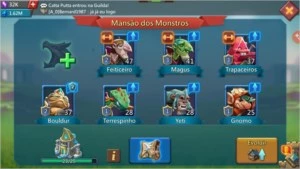 Conta no Lords Mobile CT 25, 63M, Pacto 3, 6 marchas
