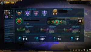 Smite conta S1-387 Skin-Muitas Limitadas-T5-Thor-Anubis-Ullr