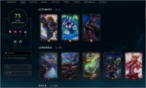 Conta League of Legends LOL