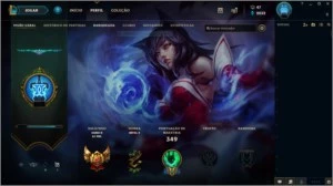 Conta League Of Legends 493 Skins + Skin Rammus Rei LOL