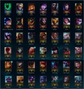 Conta League Of Legends 493 Skins + Skin Rammus Rei LOL