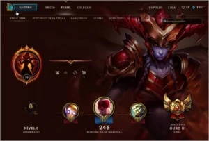 Conta League of Legends - Ouro 3 LOL