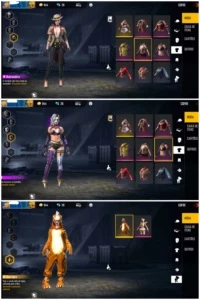 Conta top com dino e passe de elite - Free Fire