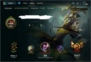 Conta de League Of Legends LOL