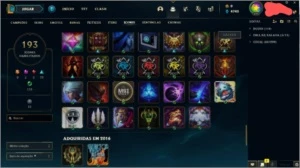 LOL CONTA +120 SKINS, DX DIMA EMAIL NÃO-VERIFICADO - League of Legends