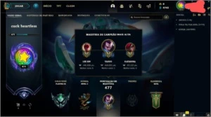 LOL CONTA +120 SKINS, DX DIMA EMAIL NÃO-VERIFICADO - League of Legends