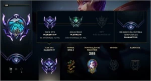 Conta League of Legends 7 skin vitoriosas LOL